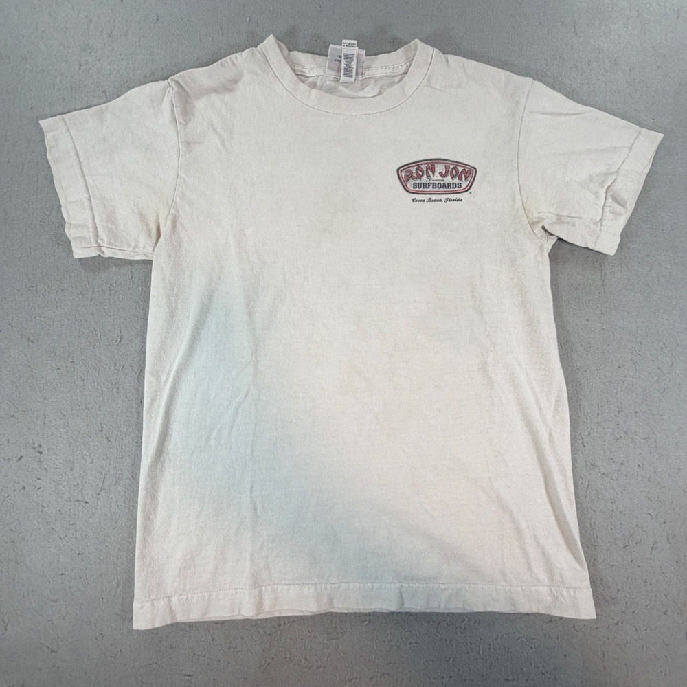 Ron Jon Surf Shop Cocoa Beach FL Surfboard Wave Graphic T-Shirt Men's S